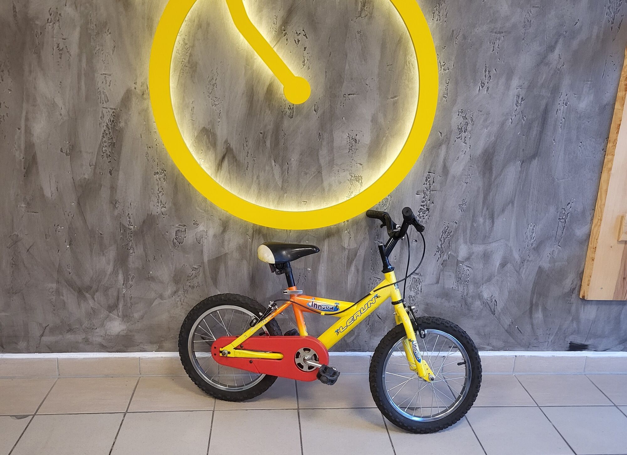 16 Zoll Lerun Kinderrad gelb